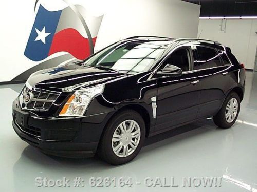 2012 cadillac srx leather blk on blk alloy wheels 49k texas direct auto