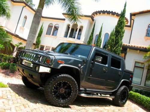 2005 hummer h2 sut~l@@k~florida~w@w~heated seats~sunroof~stunning~no reserve!!~