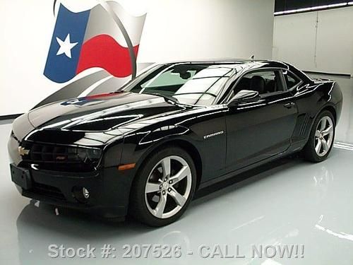 2010 chevy camaro lt rs auto htd leather sunroof 27k mi texas direct auto