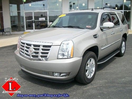 2009 cadillac escalade base sport utility 4-door 6.2l awd sunroof, nav