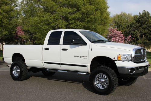 2005 dodge ram 2500 big horn 5.9l diesel 27k actual miles lifted 4x4 no reserve