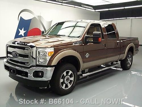 2012 ford f-250 lariat diesel fx4 4x4 rear cam dvd 12k! texas direct auto