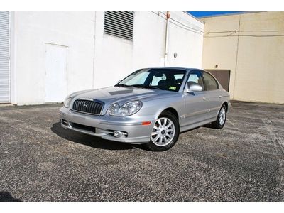 2005 hyundai sonata gls! 93k, v6, auto, loaded, runs new! no reserve! must see!