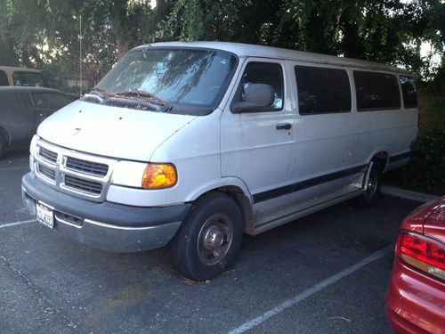 2001 dodge ram van wagon 3500