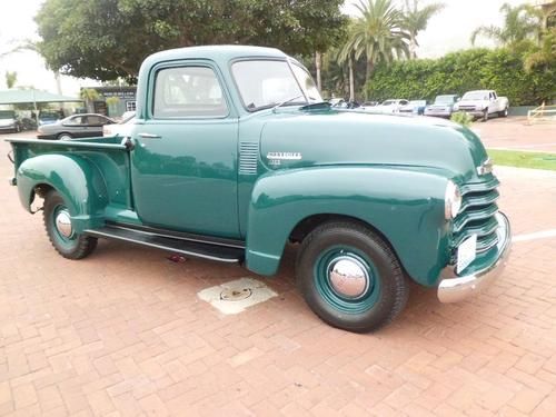 1950 chevrolet 1300 stepside pickup / ground up resto !