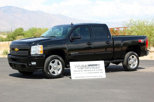 2012 chevrolet silverado 2500 4x4 z71 lt2 leather crew cab 20k miles see video