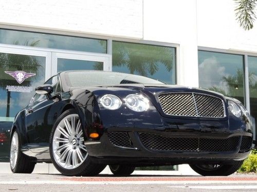 Garage kept 2009 bentley speed back up camera loaded with options wholesale buy!
