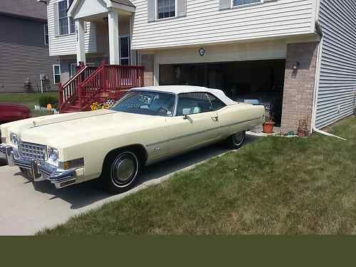 1973 cadillac eldorado base convertible 2-door 8.2l