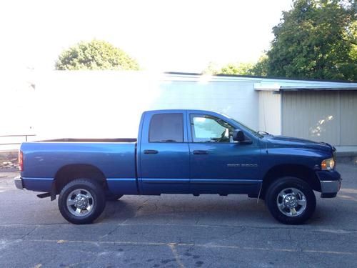 Crew cab 5.9l turbo diesel ram 2500 quad slt 4x4 no reserve