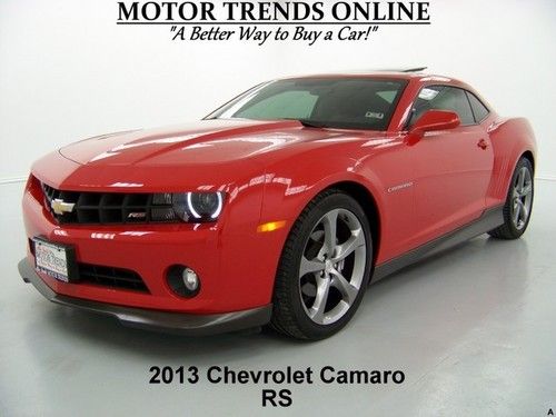 2013 chevy camaro 2lt rs pkg sunroof rearcam hud two tone htd seats media 17k