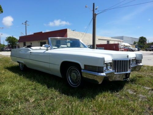 1970 cadillac deville base convertible 2-door 7.7l