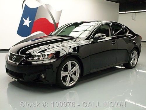 2011 lexus is250 sunroof nav rear cam climate seats 21k texas direct auto