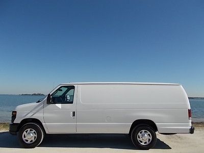 10 ford e-250 extended cargo - one owner florida van - no accidents