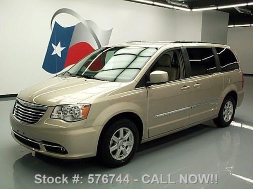 2013 chrysler town &amp; country touring leather dvd 34k mi texas direct auto