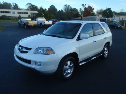 2006 acura mdx awd 4wd v6 automatic 7pass 3rd row sunroof leather one owner