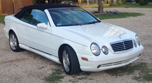 2001 mercedes-benz clk430 base convertible 2-door 4.3l