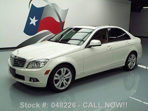 2009 mercedes-benz c300 luxury p1 sunroof nav 60k miles texas direct auto