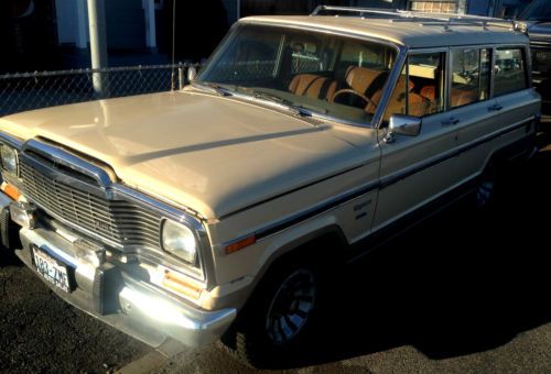 1983 jeep wagoneer brougham sport utility 4-door 5.9l