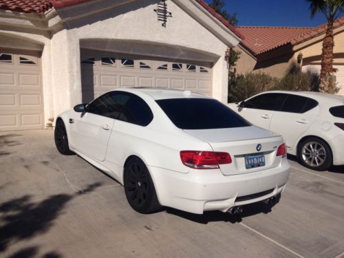 2010 e92 m3 dct loaded still under factory warranty alpine white red fox extende