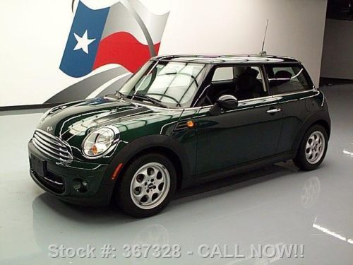 2012 mini cooper hatchback 2dr 6-speed alloy wheels 28k texas direct auto