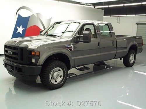 2008 ford f-250 diesel crew long bed 4x4 side steps 57k texas direct auto