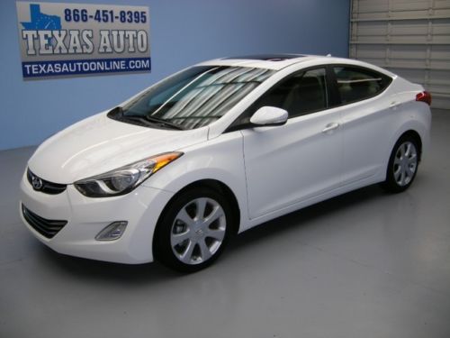 We finance!!!  2013 hyundai elantra limited roof heated leather 9k texas auto