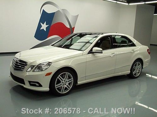 2010 mercedes-benz e550 sport sunroof nav rear cam 52k texas direct auto