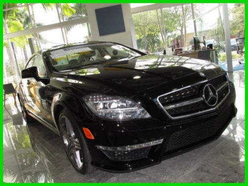 12 certified black cls-63 amg twin turbo 5.5l v8 *keyless go *navigation *mi:7k