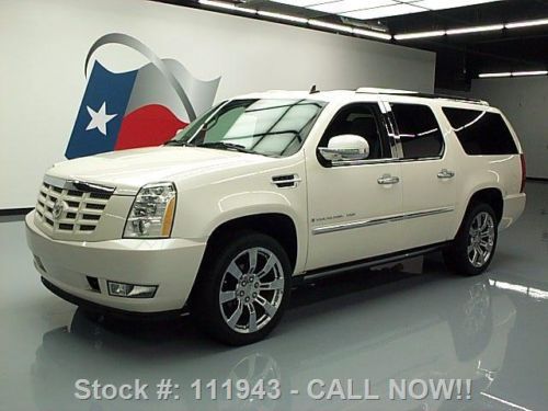 2009 cadillac escalade esv sport sunroof nav dvd 33k mi texas direct auto