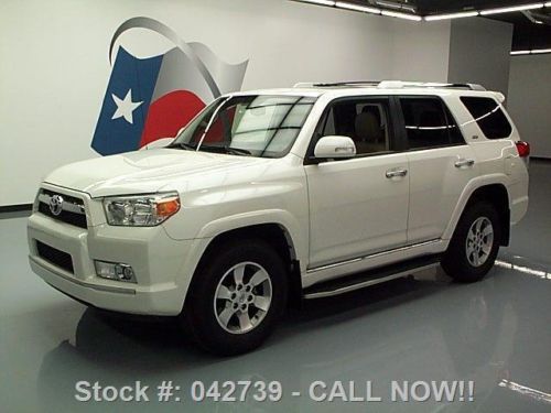 2012 toyota 4runner sr5 sunroof htd leather nav 44k mi texas direct auto