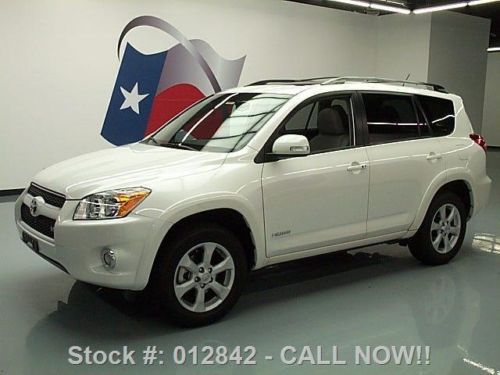 2011 toyota rav4 ltd v6 leather sunroof rear cam 24k mi texas direct auto