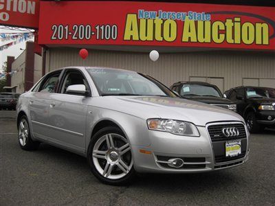 2007 audi a4 2.0t quattro awd carfax certified w/service records leather sunroof