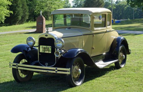 1930 ford model a coupe with rumble seat