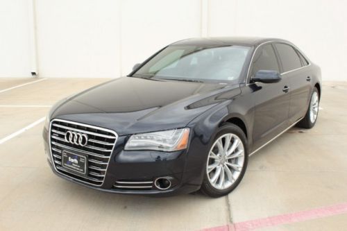 2011 audi a8l, 4 zone climate, bose, 1 owner carfax cert!