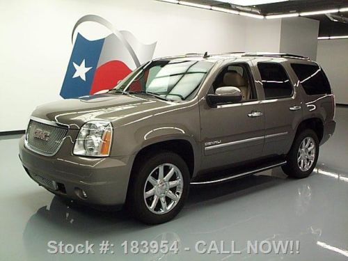 2012 gmc yukon denali sunroof nav rear cam dvd 20&#039;s 35k texas direct auto