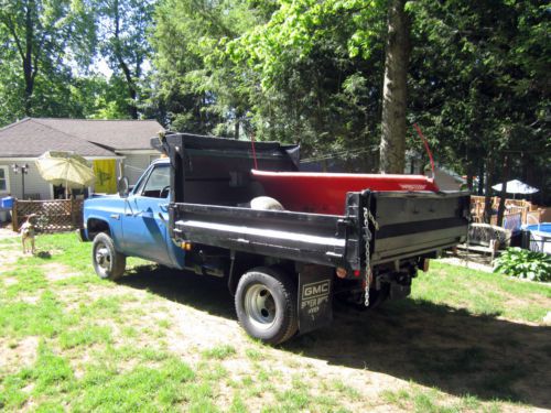 1988 gmc 3500 mason dump