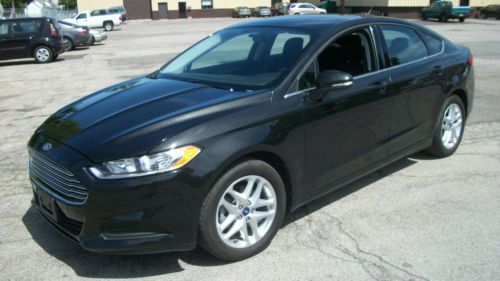 2013 ford fusion se 4door sedan black metallic exterior blackinterior 9670 miles