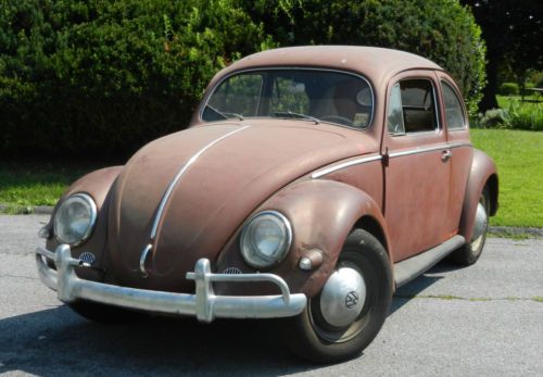 1957 vw beetle oval window sedan