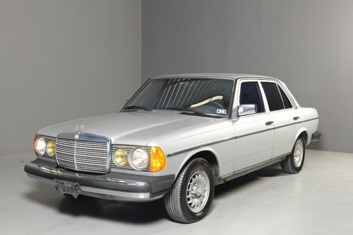 1985 mercedes benz 300d no reserve diesel 89k miles 1-owner sedan leather wood