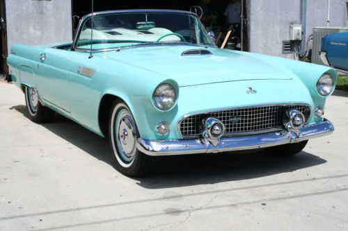 1955 ford thunderbird dual exhaust california car older body-off restoration