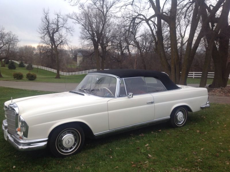 1965 mercedes-benz 200-series 220 se convertible