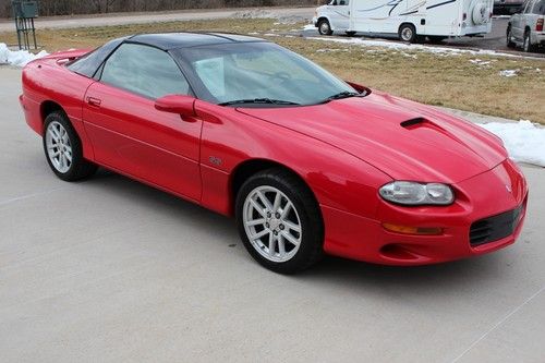 2002 chevrolet camaro ss coupe, low miles, auto, t-tops