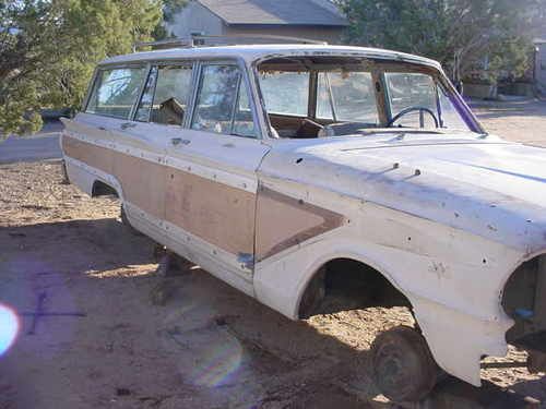 1963  fairlane squair wagon factory bucket seat car