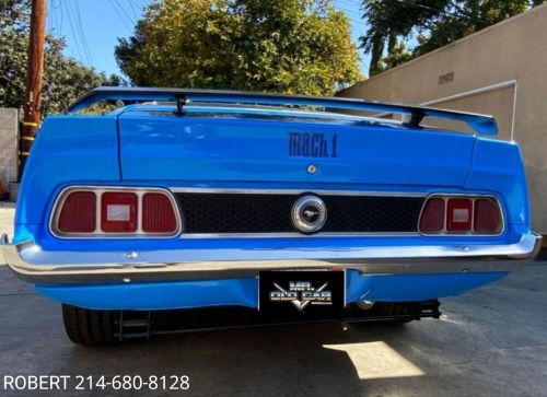 1973 ford mustang blue flame mach 1 fastback 351 cleveland