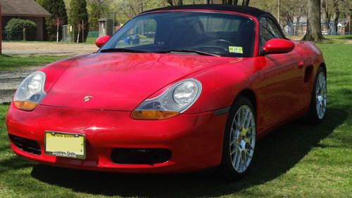 1998 porsche boxster  convertible, low miles, black leather, clean history