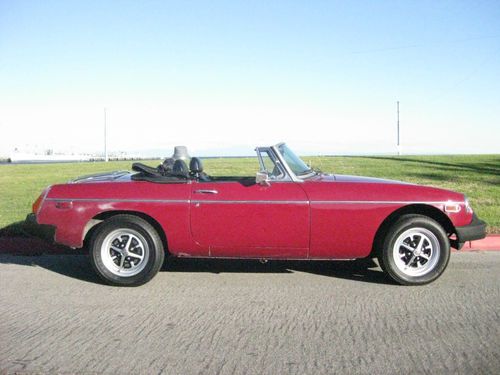 1977 mgb roadster, california car, runs and drives well