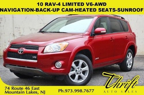 10 rav-4 limited v6-awd-navigation-back-up cam-heated seats-sunroof