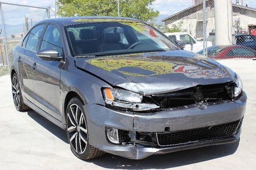 2013 volkswagen jetta 2.0t gli damaged salvage only 808 miles wow runs! l@@k!!