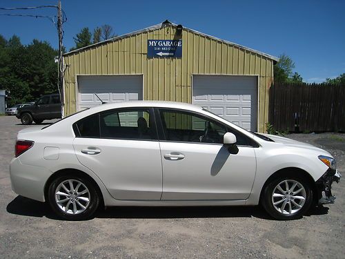 2013 subaru impreza premium awd sedan salvage repairable project low miles !!!