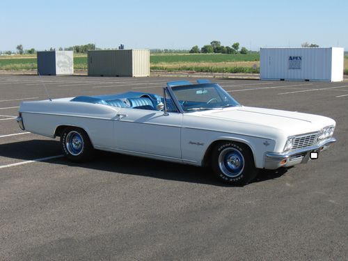 1966 chevrolet impala super sport convertible